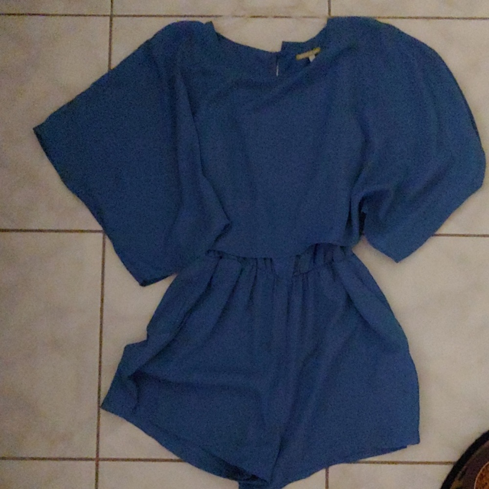 Periwinkle dressy romper NWOT never worn